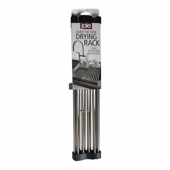 Joie Stainless Steel Sink Rack with Black Ends